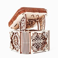 Koka 3D Wooden city konstruktora noslēpumu kaste, 176 detaļas cena un informācija | Konstruktori | 220.lv