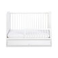 Bērnu gultiņa Felix 120x60 cm, balta цена и информация | Zīdaiņu gultas | 220.lv