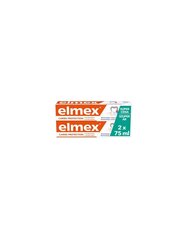 Zobu pasta Elmex Anti Caries Protection Duopack, 2 x 75 ml цена и информация | Зубные щетки, пасты | 220.lv