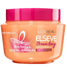 Atjaunojoša maska ​​bojātiem gariem matiem L'Oréal Paris Elseve Dream Long (SOS Mask) 300 ml cena un informācija | Matu uzlabošanai | 220.lv