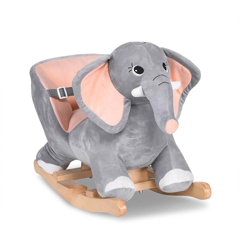 Šūpojošā rotaļlieta ar skaņu Zilonis цена и информация | Rotaļlietas zīdaiņiem | 220.lv