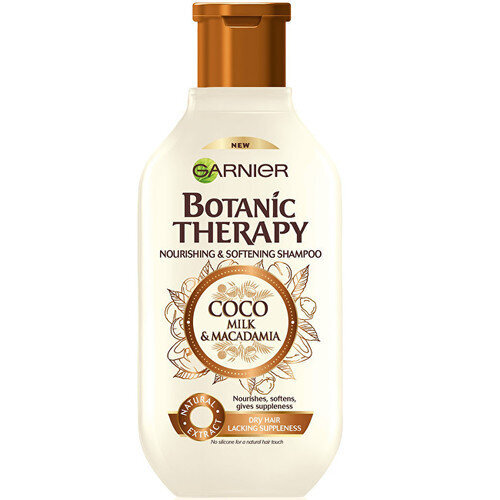 Barojošs un nomierinošs šampūns sausiem un rupjiem matiem Botanic Therapy Coco Milk & Macadamia Shampoo 250 ml цена и информация | Šampūni | 220.lv