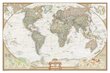 Antīka stila pasaules politiskā sienas karte, National Geographic, 193×295 cm, ENG цена и информация | Pasaules kartes | 220.lv