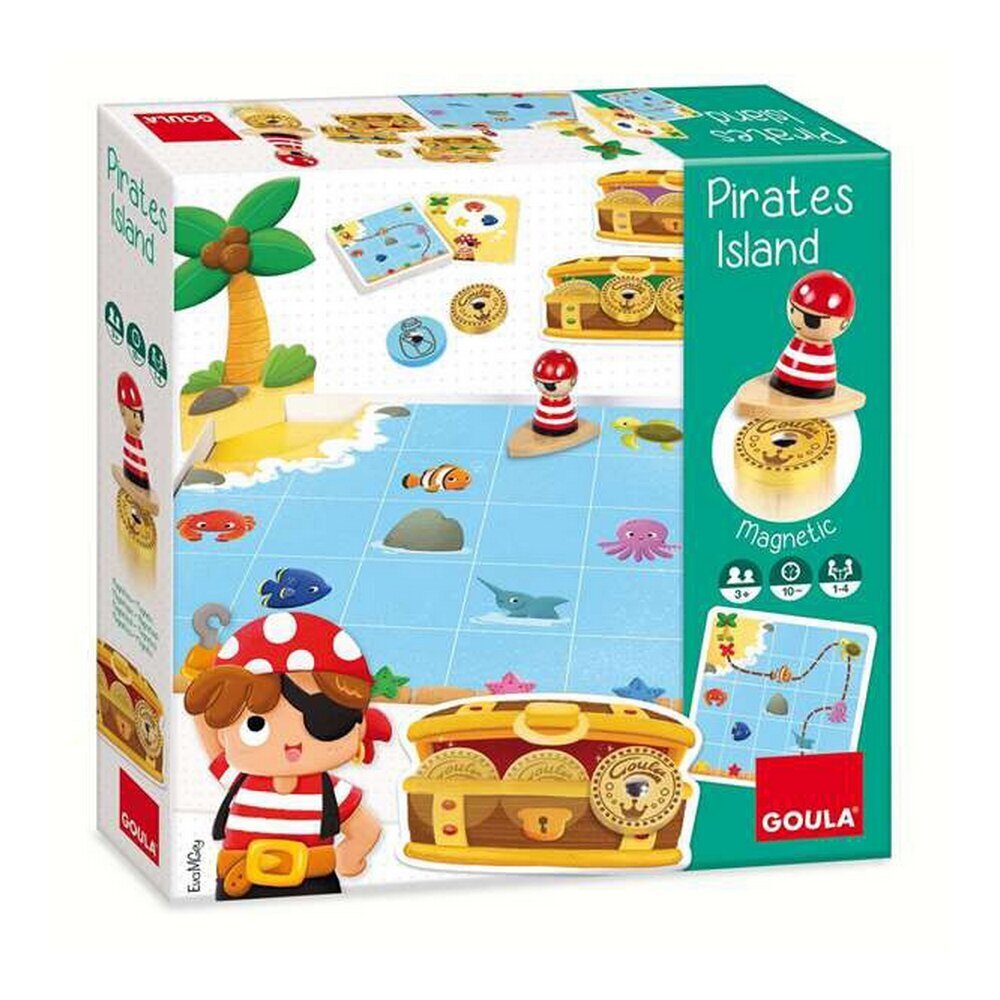 Деревянная игра Pirates Island Goula цена | 220.lv