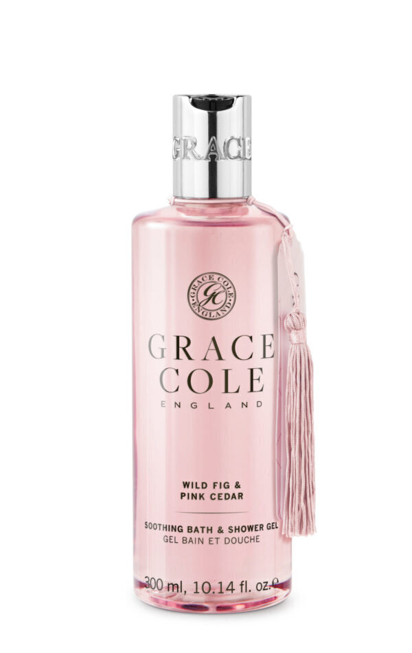 Dušas želeja ar vīģēm un rozā ciedru Grace Cole, 300 ml cena un informācija | Dušas želejas, eļļas | 220.lv