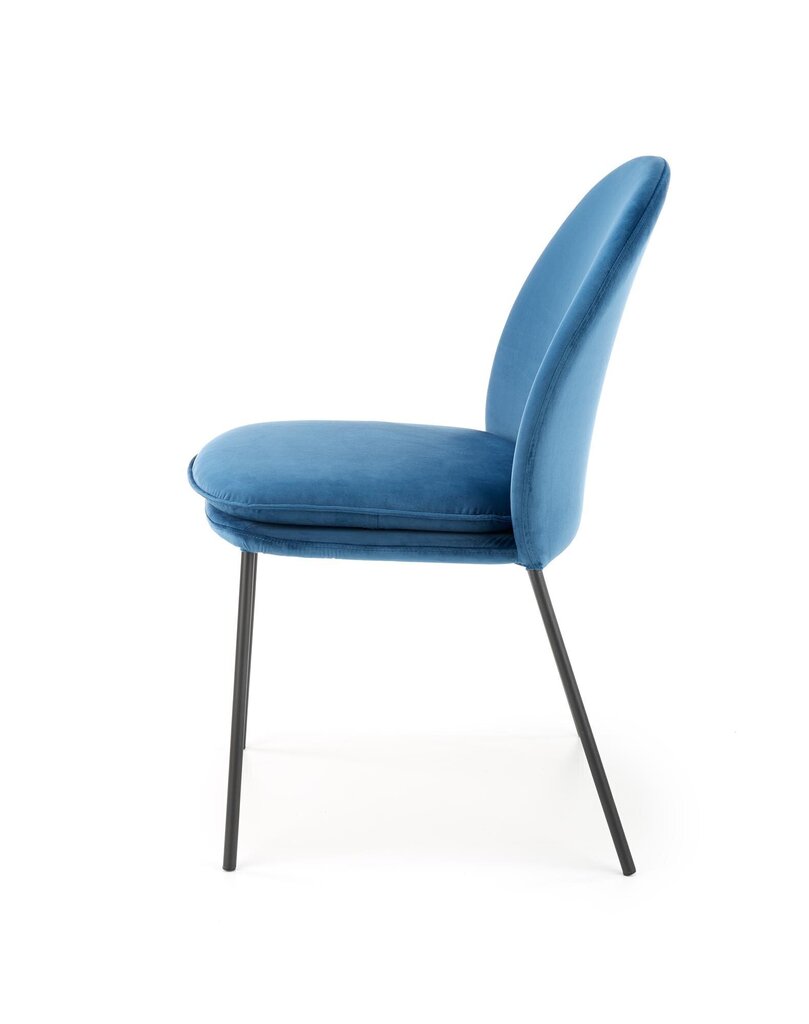 4-u krēslu komplekts Halmar K443, zils cena un informācija | Virtuves un ēdamistabas krēsli | 220.lv