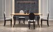 Paplašināms galds Halmar Windsor, brūns/melns cena un informācija | Virtuves galdi, ēdamgaldi | 220.lv