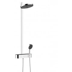 Душевой набор с термостатом Hansgrohe ShowerTablet Select 400, хром цена и информация | Душевые комплекты и панели | 220.lv