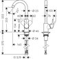 Virtuves jaucējkrāns Hansgrohe Logis M31 71835000 cena un informācija | Ūdens maisītāji virtuvei | 220.lv