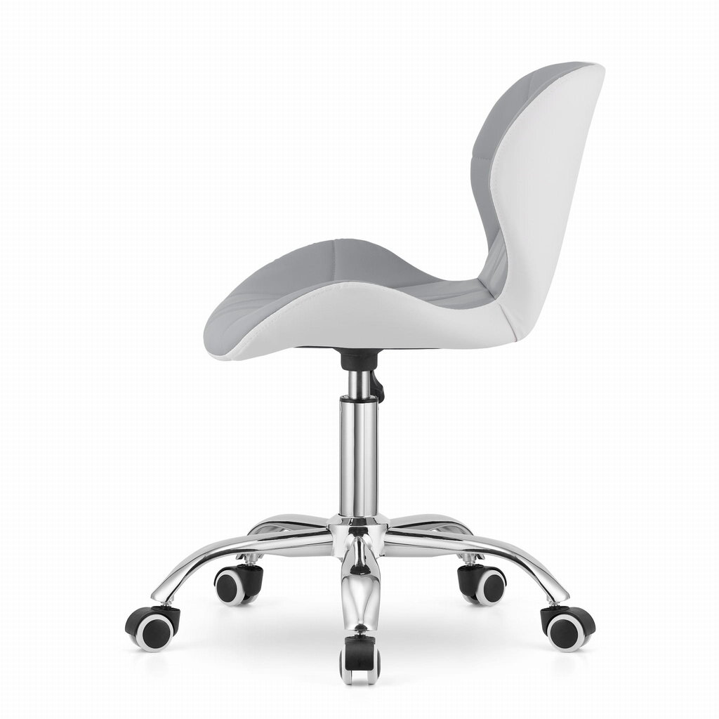 Biroja darba krēsls AVOLA, balts / pelēks cena un informācija | Biroja krēsli | 220.lv