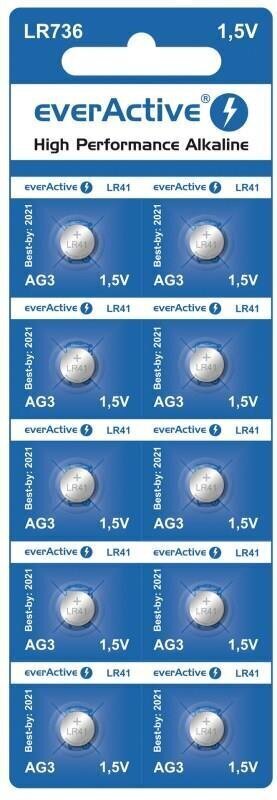 everActive baterijas EVAG3, 10 gab. цена и информация | Baterijas | 220.lv