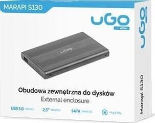 uGo UKZ-1530 цена и информация | Чехлы для жёстких дисков | 220.lv