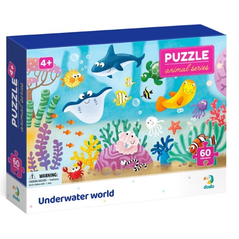 Puzle Dodo Zemūdens pasaule, 60 d., 300378 cena un informācija | Puzles, 3D puzles | 220.lv