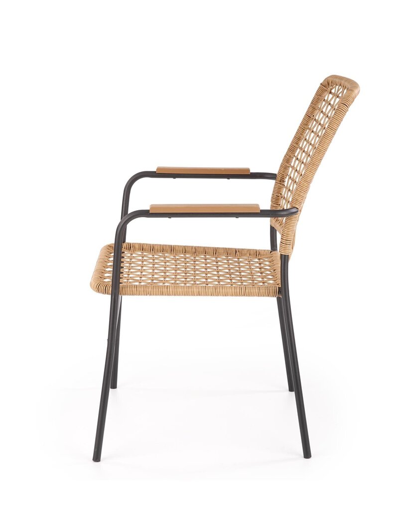 4-u krēslu komplekts Halmar K457, brūns цена и информация | Dārza krēsli | 220.lv