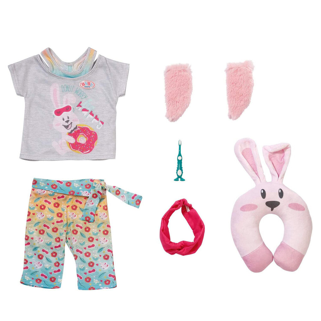 Lelles Baby Born Deluxe pidžamas komplekts cena un informācija | Rotaļlietas meitenēm | 220.lv