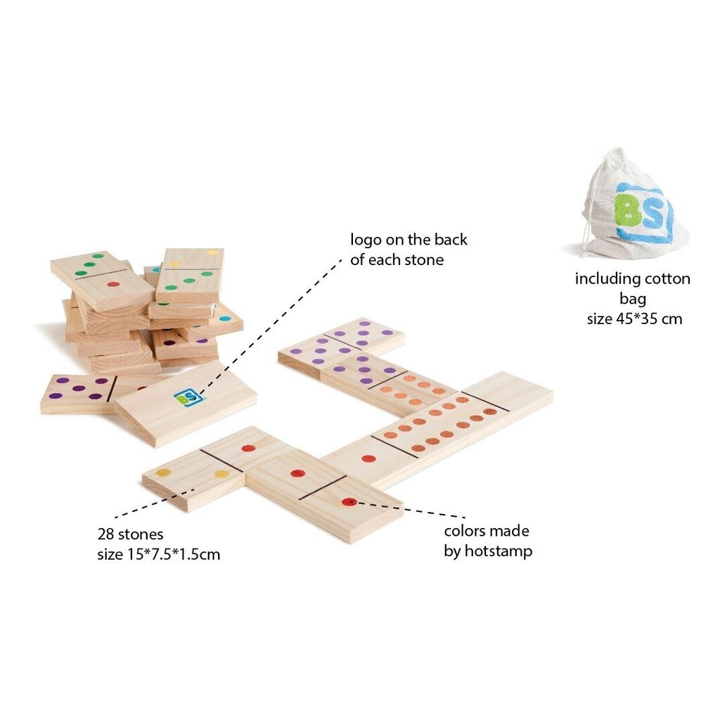 Spēle Domino XL Colore cena un informācija | Galda spēles | 220.lv
