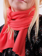 Шарф из мериносовой шерсти Aurea Vita Salmon Pink цена и информация | Женские шарфы, платки | 220.lv