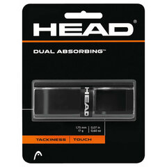 Tenisa Raketes Rokturis Head DUAL ABSORBING 285034 Melns cena un informācija | HEAD Teniss | 220.lv