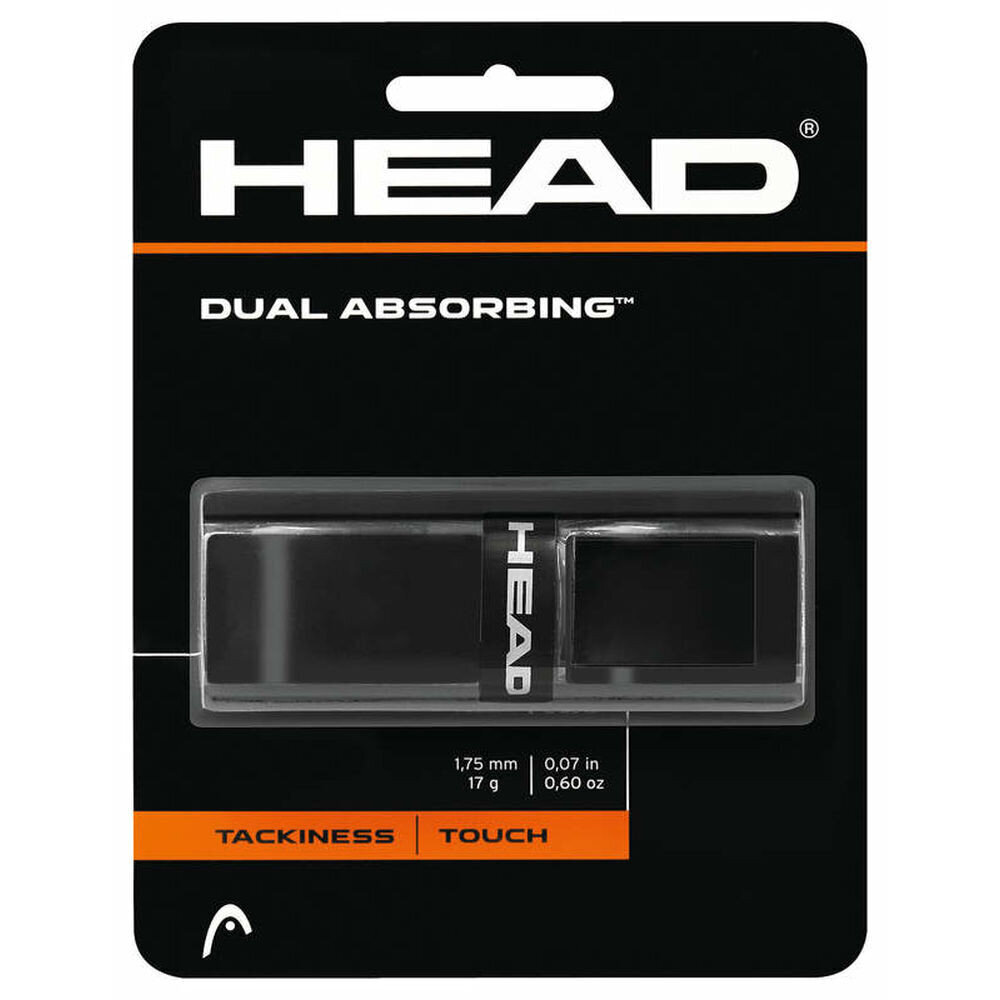 Tenisa Raketes Rokturis Head DUAL ABSORBING 285034 Melns cena un informācija | Āra tenisa preces | 220.lv