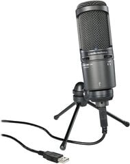 Kardioīda kondensatora mikrofons Audio Technica AT2020USB + cena un informācija | Mikrofoni | 220.lv