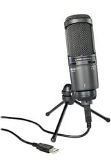 Kardioīda kondensatora mikrofons Audio Technica AT2020USB + cena un informācija | Audio Technica Datortehnika | 220.lv