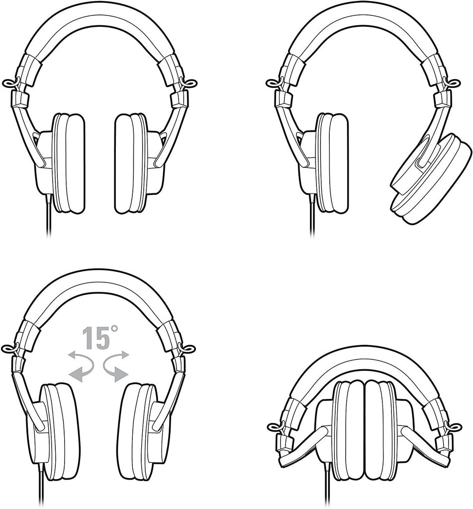 Audio Technica ATH-M30x cena un informācija | Austiņas | 220.lv