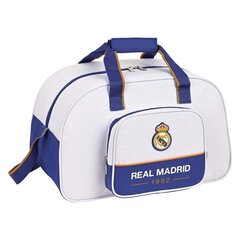 Sporta soma Real Madrid C.F. Zils Balts (23 L) cena un informācija | Sporta somas un mugursomas | 220.lv