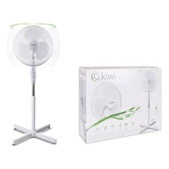 Staande ventilator Kiwi Balts 45 W (Ø 40 cm) cena un informācija | Ventilatori | 220.lv