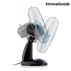 Tafelventilator InnovaGoods Ø 30 cm 35W Melns Zils cena un informācija | Ventilatori | 220.lv