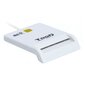 Smart Karšu lasītājs TooQ TQR-210W USB 2.0 Balts cena un informācija | Smart ierīces un piederumi | 220.lv