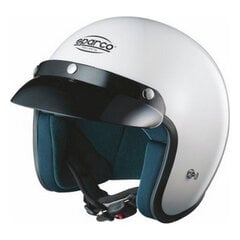 Шлем Sparco J-1 Club Белый цена и информация | Шлемы для мотоциклистов | 220.lv