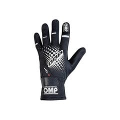 Men's Driving Gloves OMP MY2018 Melns cena un informācija | Vīriešu cepures, šalles, cimdi | 220.lv