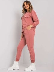 Повседневный женский хлопковый комплект, грязно-розового цвета цена и информация | Спортивная одежда для женщин | 220.lv