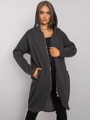 RUE PARIS Garš grafīta kapuci. cena un informācija | Sieviešu džemperi | 220.lv