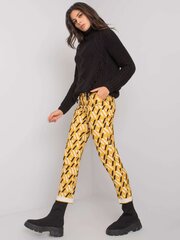 черно-желтые брюки dorchester с узором цена и информация | Брюки | 220.lv