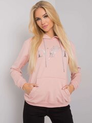 толстовка с капюшоном sheridan dirty pink kangaroo цена и информация | Женские толстовки | 220.lv