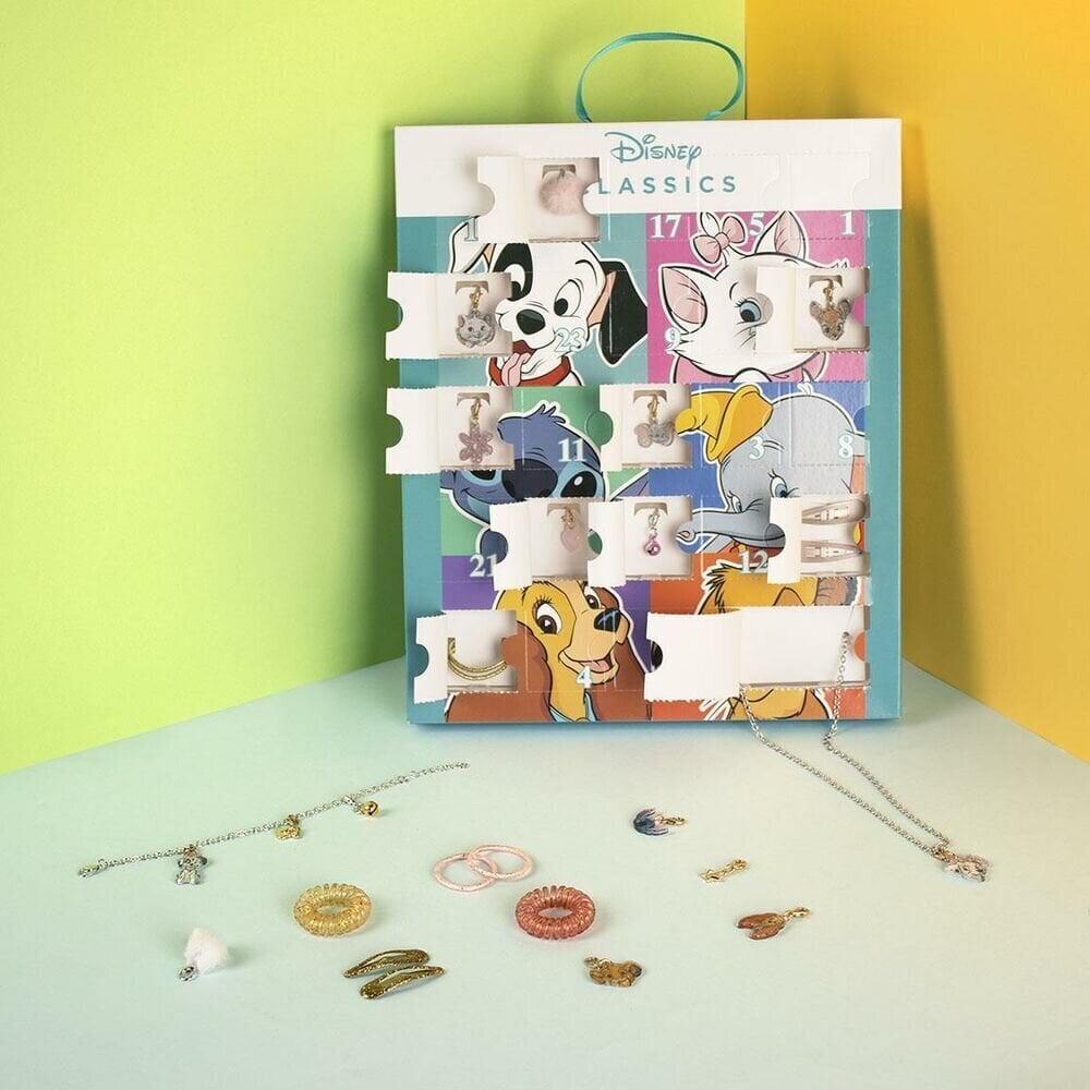 Ziemassvētku kalendārs Disney Multikompozicija 25 x 30 x 2,4 cm цена и информация | Ziemassvētku dekorācijas | 220.lv