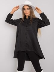 черная асимметричная рубашка джиллиан цена и информация | Женские блузки, рубашки | 220.lv