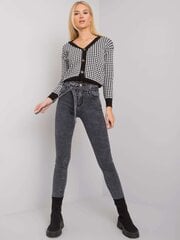серые приталенные джинсы с окантовкой lexington цена и информация | Джинсы | 220.lv