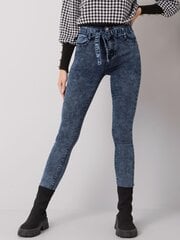 синие зауженные джинсы с окантовкой lexington цена и информация | Женские джинсы | 220.lv