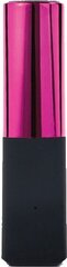 Platinet lādētājs-akumulators Lipstick 2600mAh, rozā cena un informācija | Lādētāji-akumulatori (Power bank) | 220.lv
