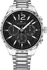 Tommy Hilfiger мужские часы, серебристый цена и информация | Женские часы | 220.lv
