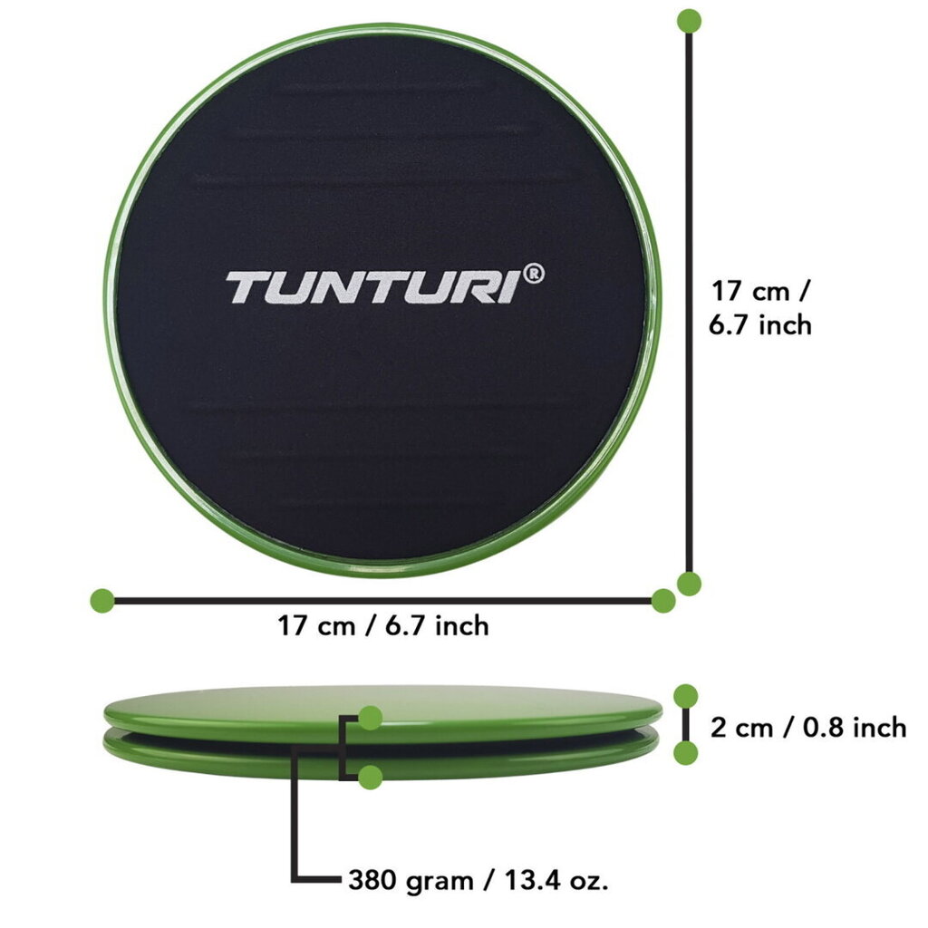 Slīddisku komplekts Tunturi цена и информация | Citas fitnesa preces | 220.lv