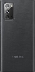 EF-ZN980CBE Samsung Clear View Cover for Galaxy Note 20 5G Mystic Black cena un informācija | Telefonu vāciņi, maciņi | 220.lv