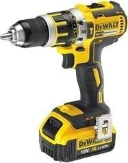 Triecienurbjmašīna DCD795M2, bezoglīŠu motora, 18V/2x4,0 Ah, DeWalt цена и информация | Шуруповерты, дрели | 220.lv