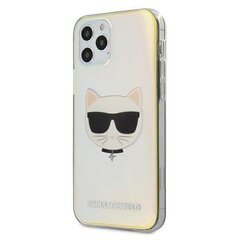 Maciņš aizmugurējais Karl Lagerfeld    Apple    iPhone 12 Pro Max 6.7 PC/TPU Choupette Head Cover    Transparent cena un informācija | Telefonu vāciņi, maciņi | 220.lv