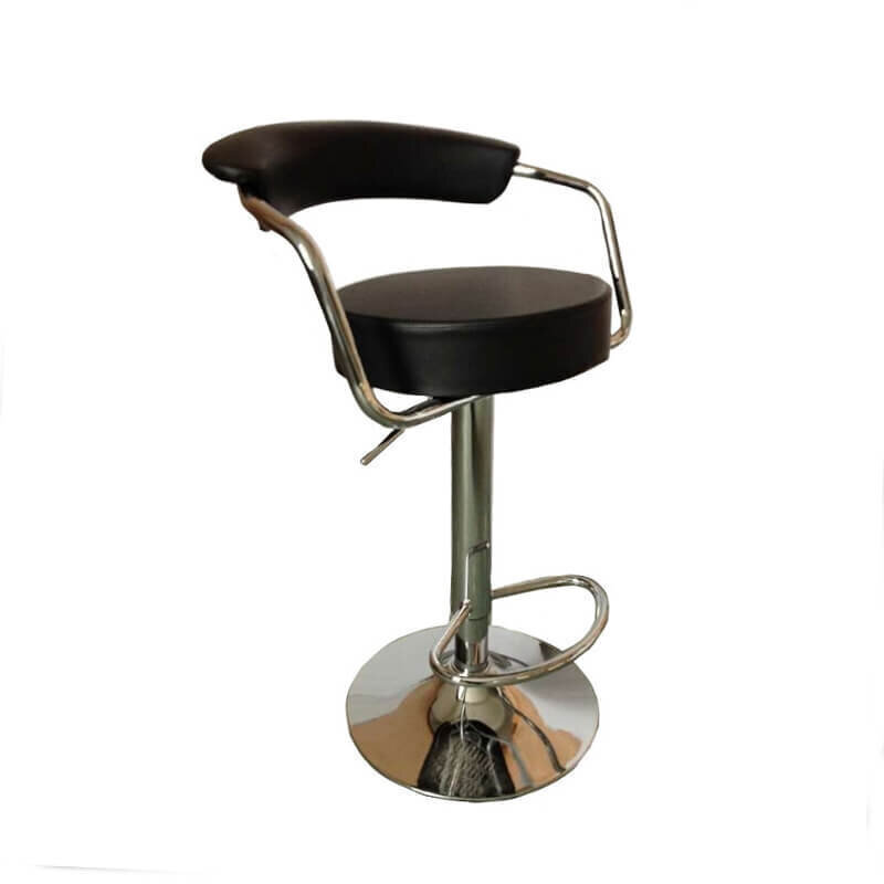 Bāra krēsls Dresden, melns cena un informācija | Virtuves un ēdamistabas krēsli | 220.lv