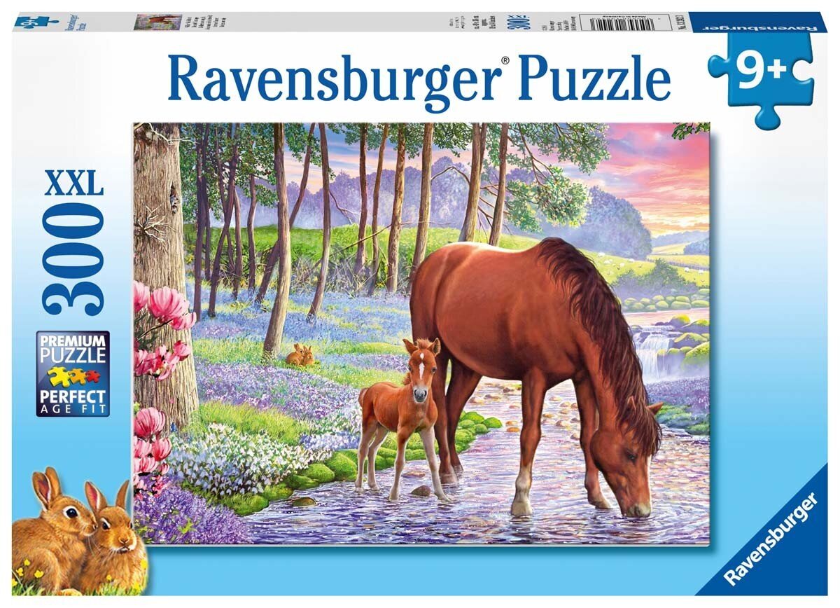 RavensBurger: XXL 300EL puzzle. - zirgi saulrieta laikā цена и информация | Puzles, 3D puzles | 220.lv