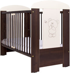 Drewex детская кровать Mõmmi Standard, цвет: темный орех цена и информация | Детские кроватки | 220.lv