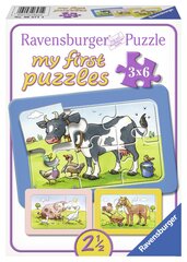 Пазл Ravensburger моя первая 3х6 шт. цена и информация | Пазлы | 220.lv